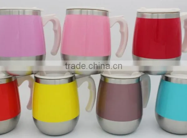 High Quality Double Wall Thermos Mug/auto Mug/travel Mug