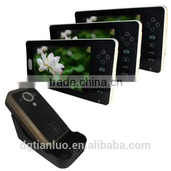 Night Vision Apartment Building Wireless Security System Monitor and Camera photo-2