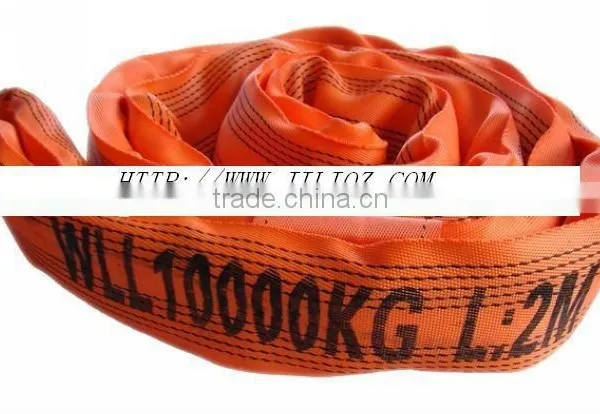 Double Ply Polyester 10 Ton 7:1 Safety Polyester Round Sling photo-2