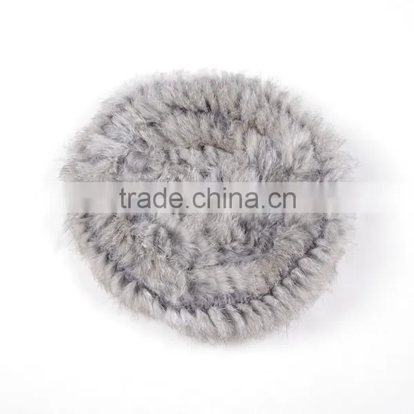 Wholesale Price Fashion Knitted Rabbit Fur Hat For Women photo-4