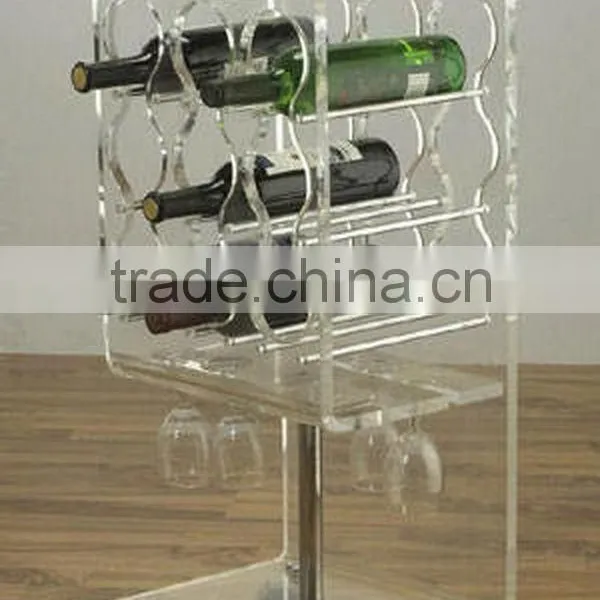 Top Level Professional Acrylic Liquor Bottle Display Stands