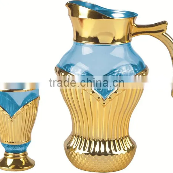 7pcs Water Glass Jug Set