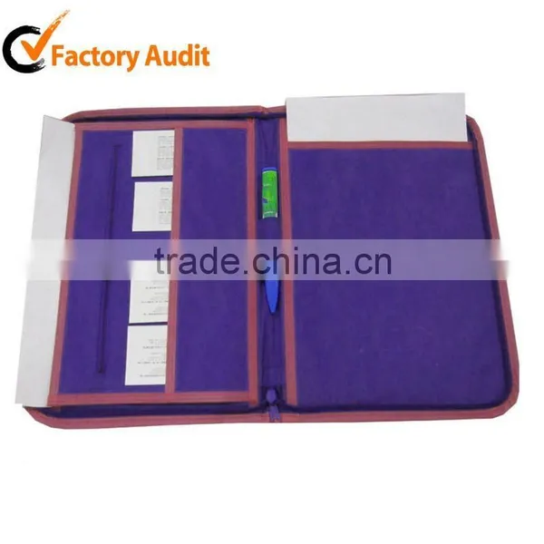 Recycled PU A4 Leather Folder
