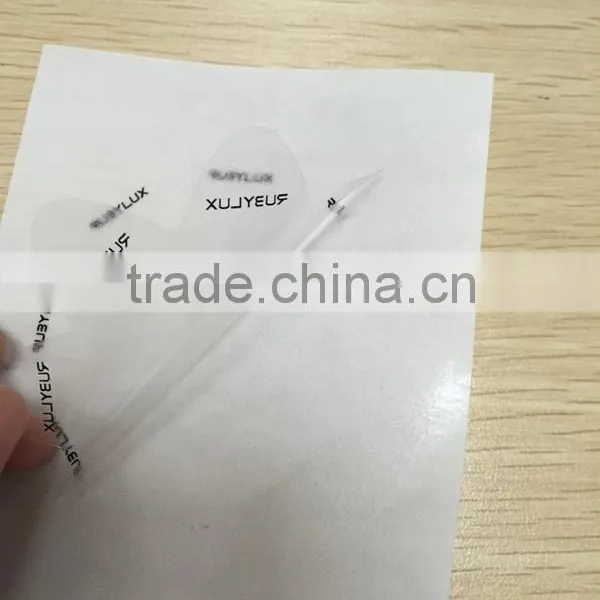 Real Images Sterling Sticker Label PET Trasparent Material Printing photo-3