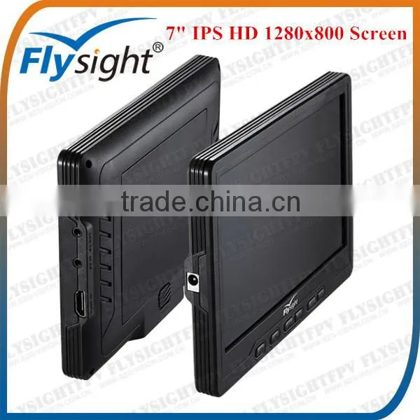E851 Flysight 7inch 1280x800 IPS LCD Screen Monitor for 4ch rc Quadcopter Drone With 8mp Camera photo-2