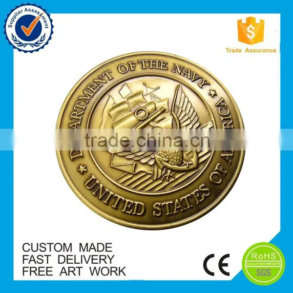Good Quality Zinc Alloy Challenge Metal Coin for Sale photo-6