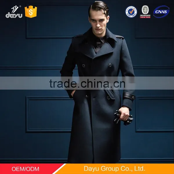 Long Style Latest Wool Jacket Designs Factory Price Winter Cashmere Wool Coat Men Woolen Jacket photo-2