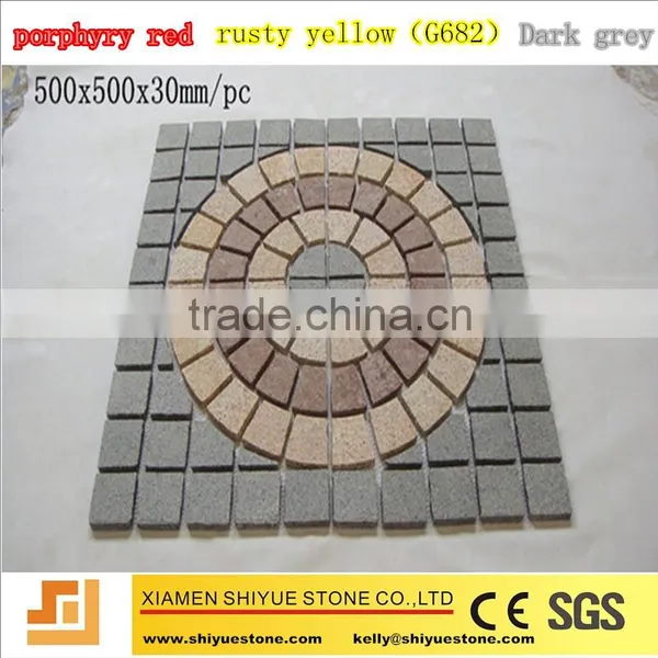 Fan Shaped Paving Stone on Net photo-3
