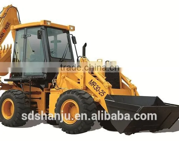 Mini Backhoe Loader WZ30-25 Wheel Excavator With Bucket photo-2