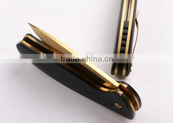 OEM Golden Blades Hunting Military Knife With G10 Handle photo-5