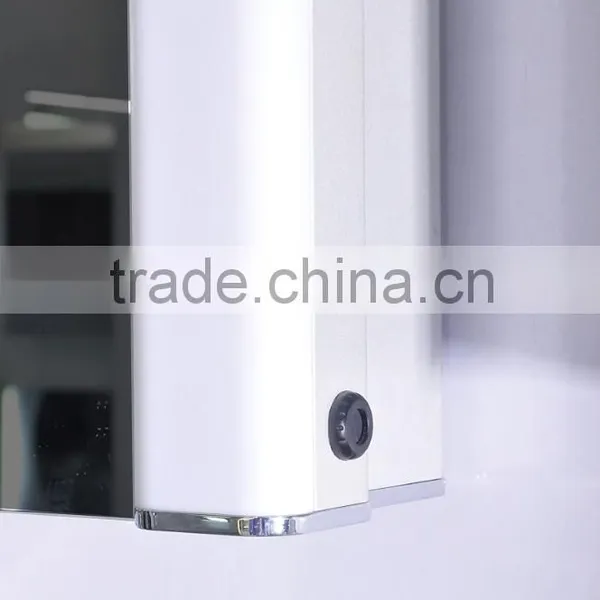 DUBAI Luxury Wall Mounted Waterproof Illuminated Aluminum Bathroom Mirror Cabinet With Led Light photo-5