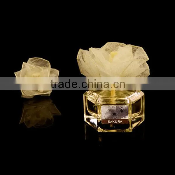 Air Pleasure 60ml Leaves Flower Glass Bottle Aromatherapy photo-2