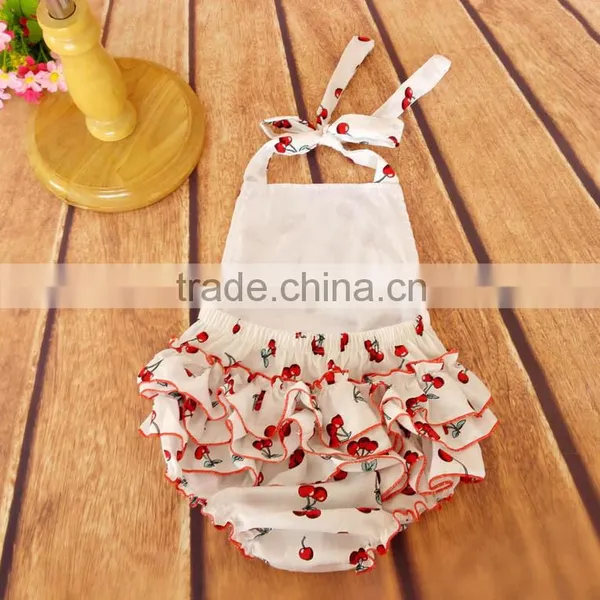 Trade Assurance Christmas Cotton Baby White Romper photo-2