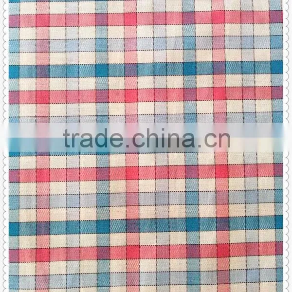 100% Cotton Yarn Dyed Check Fabric for Kids' Clothes