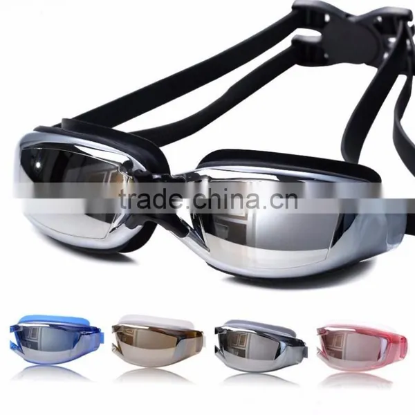 High Quality Factory Price Waterproof Anti Fog Swimming Glasses, Swimming Goggles Electroplated Design photo-6