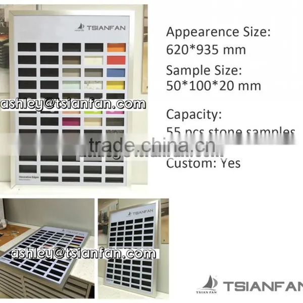 New Design Custom Quartz Stone Display Cabinet/quartz Stone Display Sample Boards SR091 photo-2