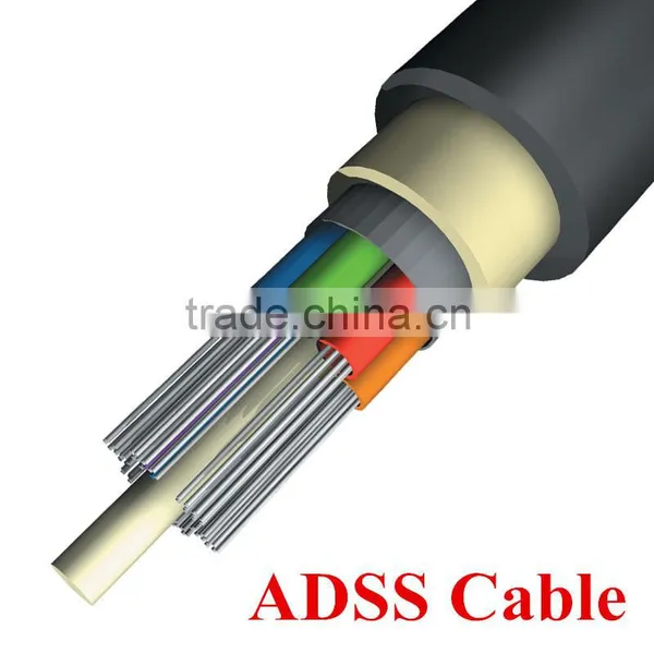 ADSS Cable Self Supporting Aerial Singlemode Fiber Optical 36 Core Cable photo-3