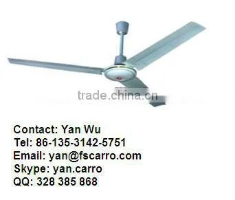 12V Solar Battery dc Power Metal Ceiling Fan