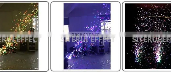 Mini Confetti Blower 1200W DMX Control LED Confetti Machine photo-3
