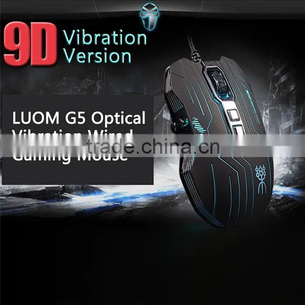 LUOM G5 3200DPI LED Optical 9D USB Vibration Wired Gaming Mouse photo-6