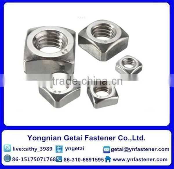 Stainless Steel 304 Square Nuts photo-2