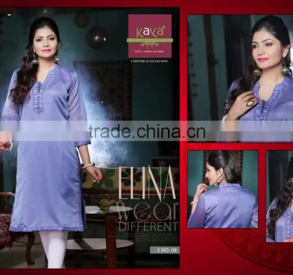 Designer Printed Kaya Kurtis photo-6