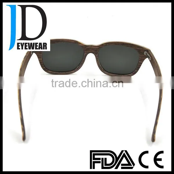 Fashion Laminated Wood Frame Polarized Sunglasses Wholesale Wooden Sunglasses photo-5