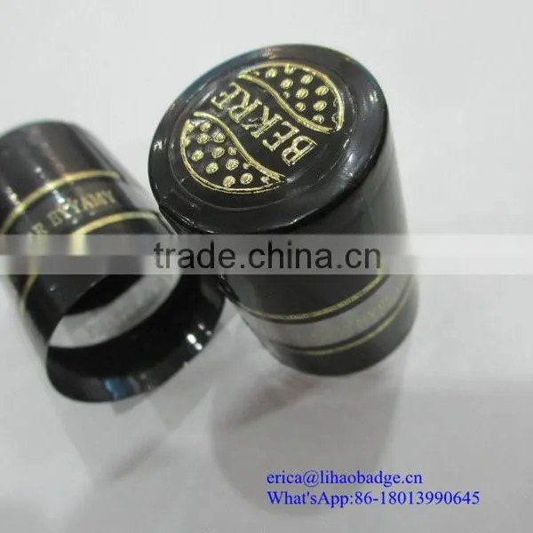 Heat Shrink Capsules Black Heat Shrink Cap Red Wine Bottle Shrink Cap