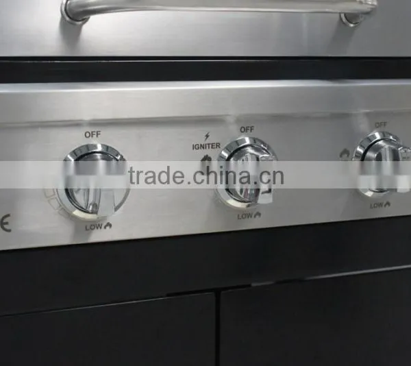 3 BURNERS STAINLESS GAS GRILL BBQ photo-2