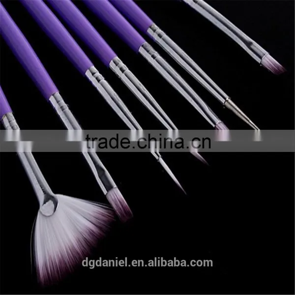 Nylon Hair Wood Handle Nail Painting Brush photo-3