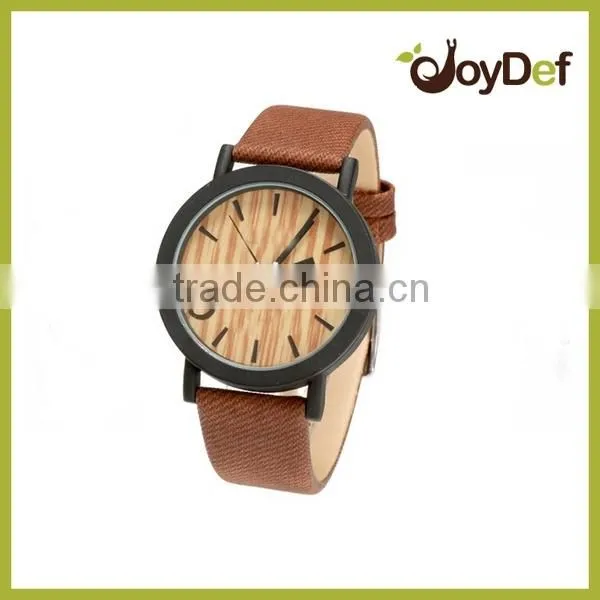 OEM and ODM Welcome Wholesale Wood Watch Red Sandalwood Waterproof Wood Watch Sepcial Genuine Leather Wood Watch photo-3
