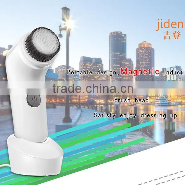 2016 Latest Good Price 360 Degrees Comprehensive Clean Electrical Ultrasonic Vibrating Rechargeable Waterproof Facial Brush photo-5