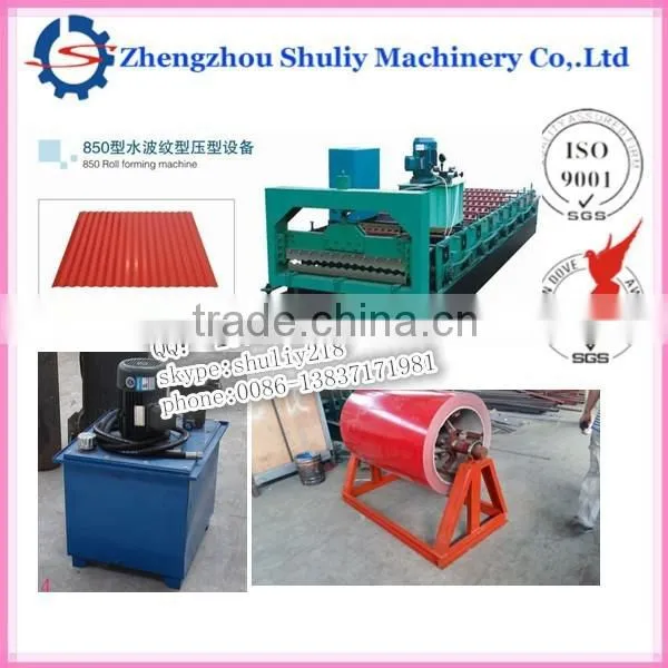 Effective Width 1000 Roof Tile Making Machine Glazed Tile Machine photo-4