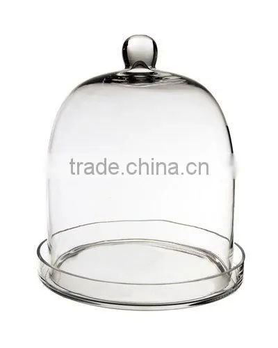 Glass Cloche Bell Jar, 16" Cloche Bell Plant Terrarium