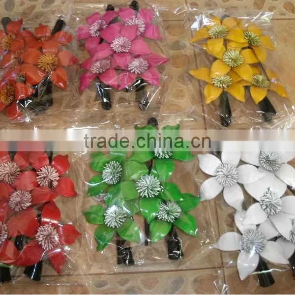 Leather Flower Clip photo-3
