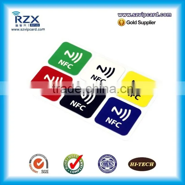 CMYK Print Low Cost Rewritable Small Size NFC Tag Sticker photo-2