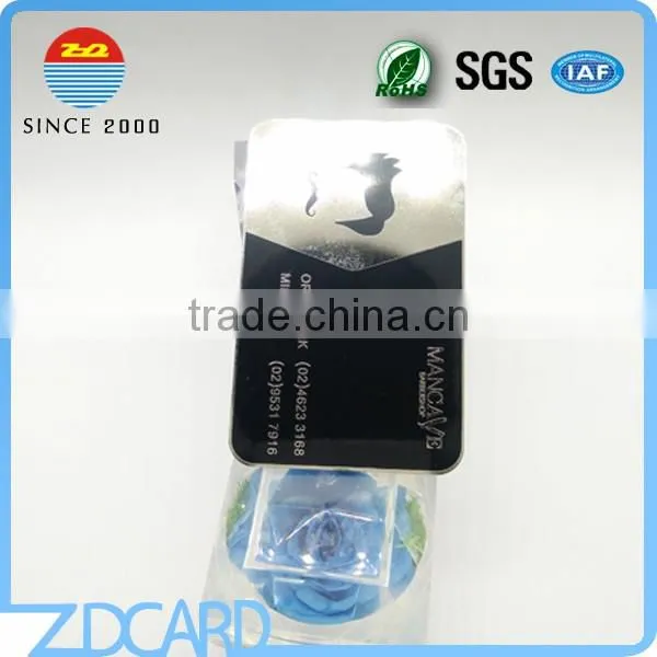 High Class Mirror Effect Stainless Steel Metal Business Card photo-6