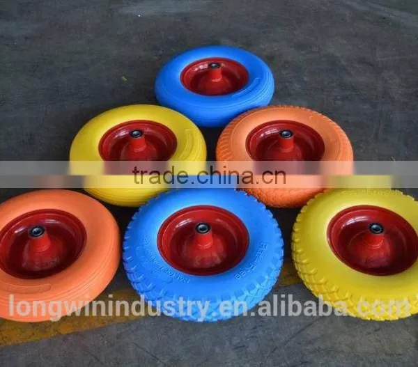Wheelbarrow Pu/rubber Wheelchair Tire photo-2