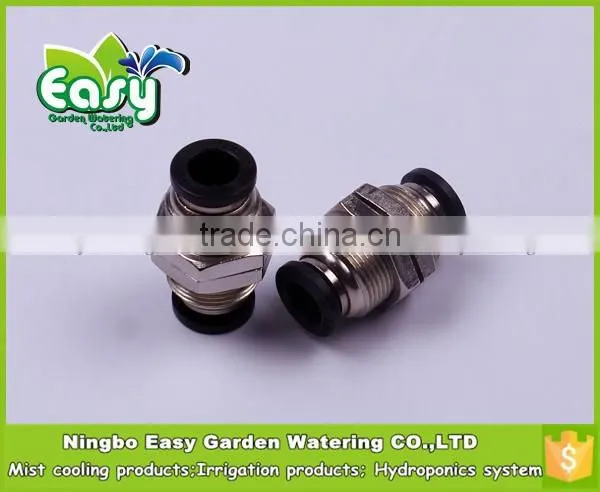 8mm Brass Bulkhead Union .Pneumatic Quick Connecting Tube Fitting.pneumatic FITTINGS. for Hydro-pnuematic Technology