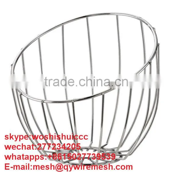 Stainless Steel Mesh Fruit Basket / Kitchen Sieve / Vegetable Storage Basket photo-4