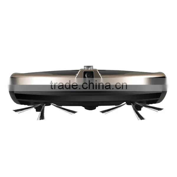 24w 14.8V 2.6Ah Li-ion Battery Golden Smart Robot Cleaner Vacuum Cleaner Robot With Wifi APP Remote Control and Camera photo-5