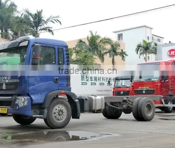 Howo T5G Cargo Crane Truck Chassis 180HP 4X2 Low Price Sale photo-5