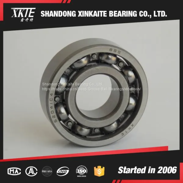 Deep Groove Ball Bearing 6204/6204 2Z/ 6204 2RS for Conveyor Idler Roller photo-2