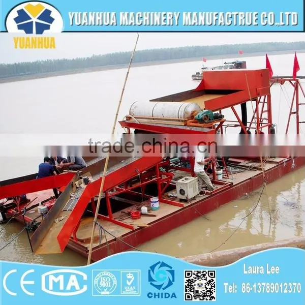 Heavy Duty Gold Dredging Equipment With Processing Line photo-6