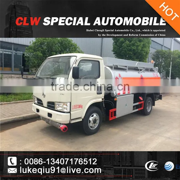 Factory Sale 4m3 Fuel Tank Truck photo-3