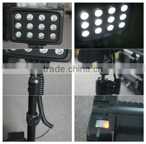 High Power Cordless Led Portable Explosion Proof Portable Light Tower With Low Battery Warning photo-3