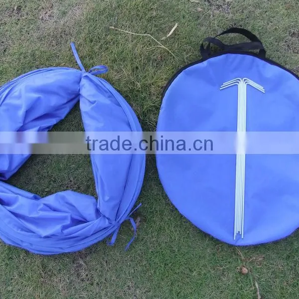 OEM Outdoor Polyster 2016 Pet Products Blue 190T Polyster With 6pcs Steel Sticks Dog Trainning Tunnel photo-2