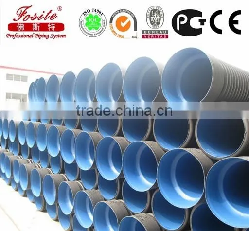 300mm-2200mm HDPE Corrugated Plastic Drainage Pipes photo-2