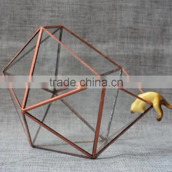 Home Design Clear Glass Terrarium Succulent Plants Greenhouses photo-3