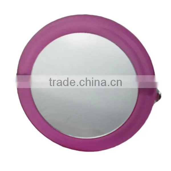 Popular Pink Round Compact Mirror for Girls' Gift photo-3